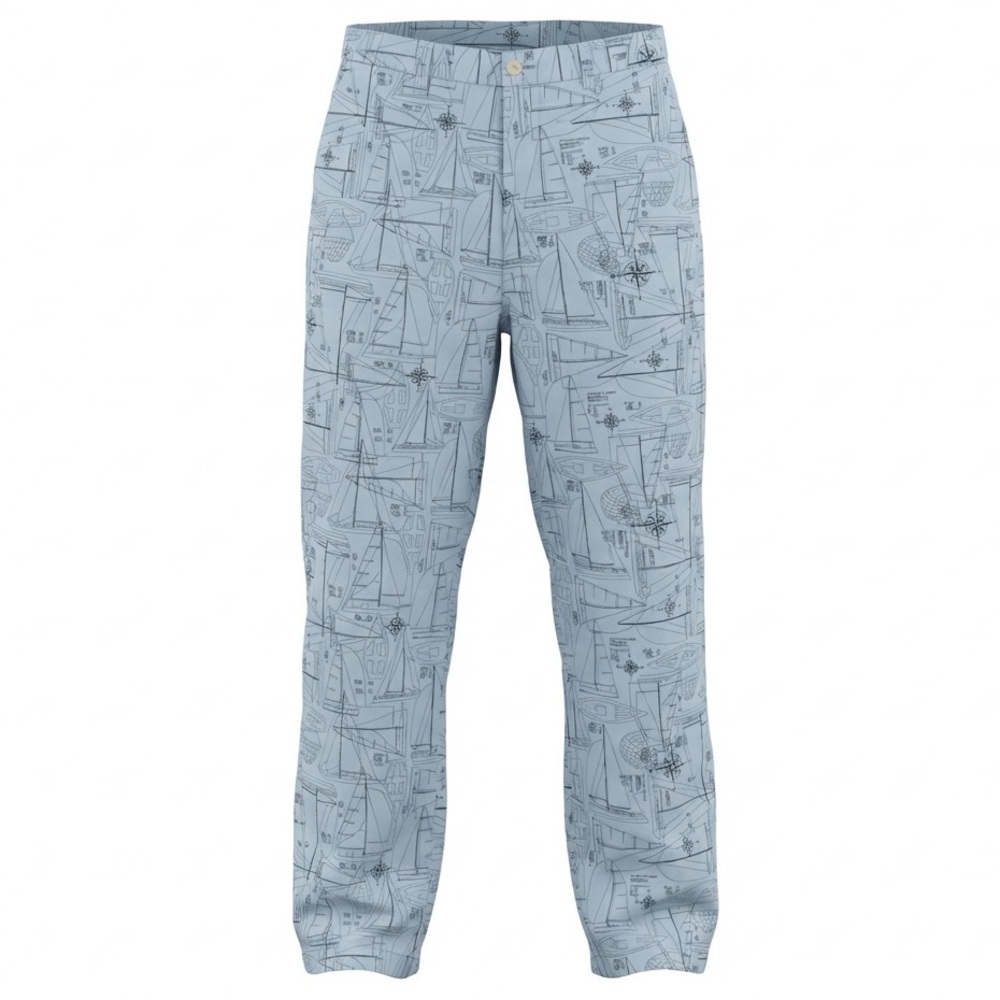 Vineyard Vines Light Blue Sailboat-Print Chinos
